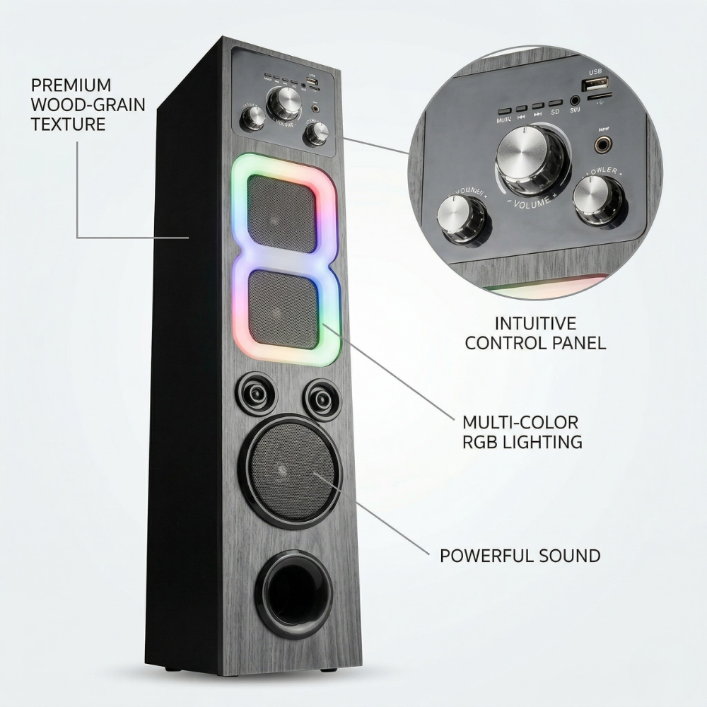 HX-1111 Tower Speaker