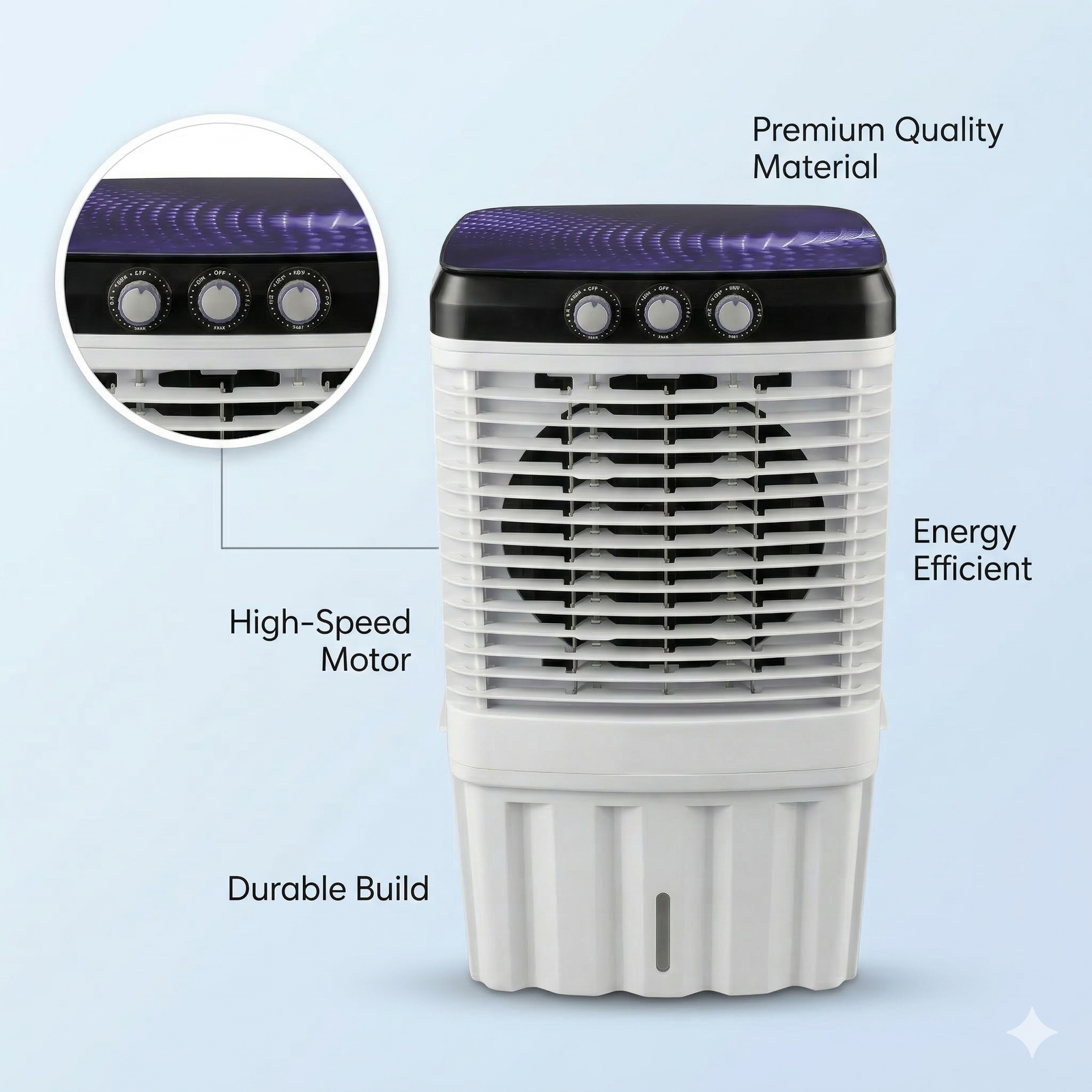 Glossy Air Cooler 100 Litres